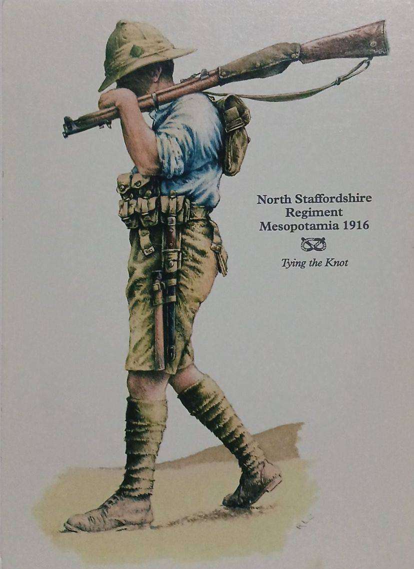 Set of Three military postcard "Tying The Knot" illustrations by Rob Chapmam