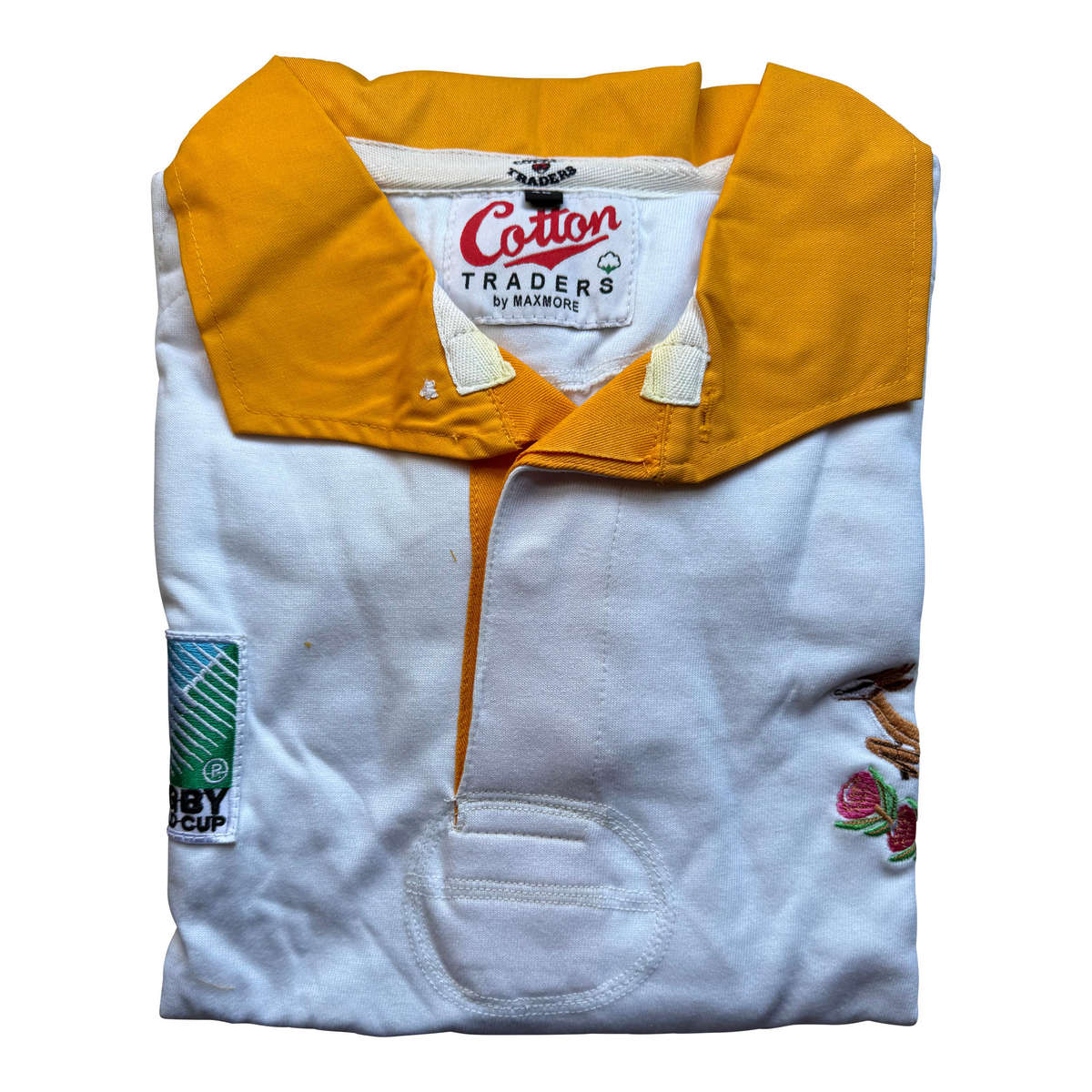 WHITE Rugby World Cup 1995 Alternative jersey Size 44ULTRA RARE