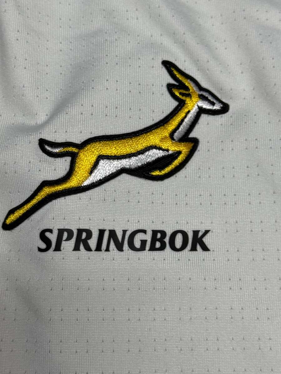 Authentic Rugby Springboks Player Issue White Alternate Jersey  November 2025 - SIZE XXL