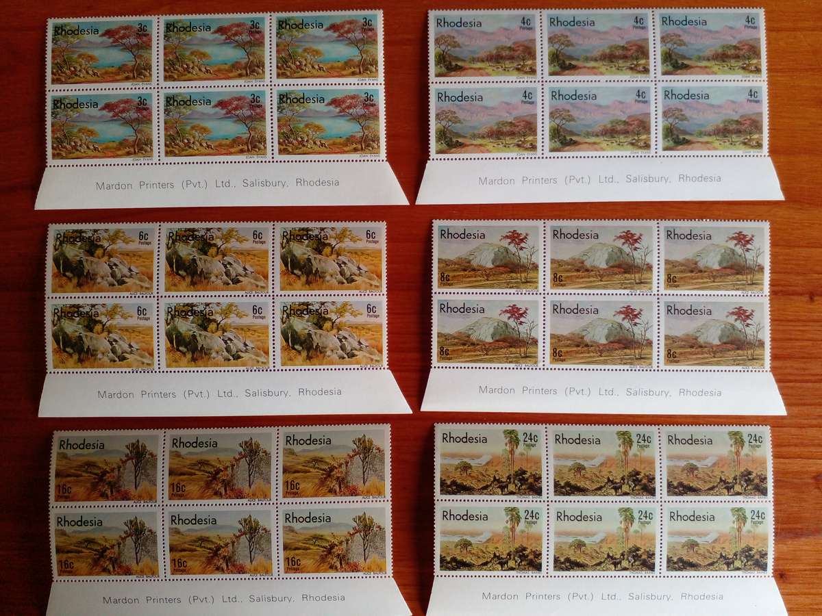 Rhodesia 1977 Paintings
