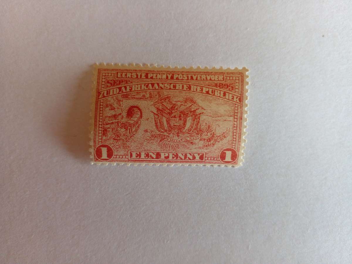 ZAR 1895 Penny Postage