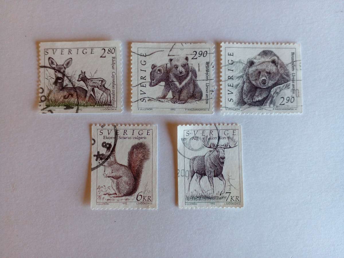 Sweden 1992-93 Wild Animals