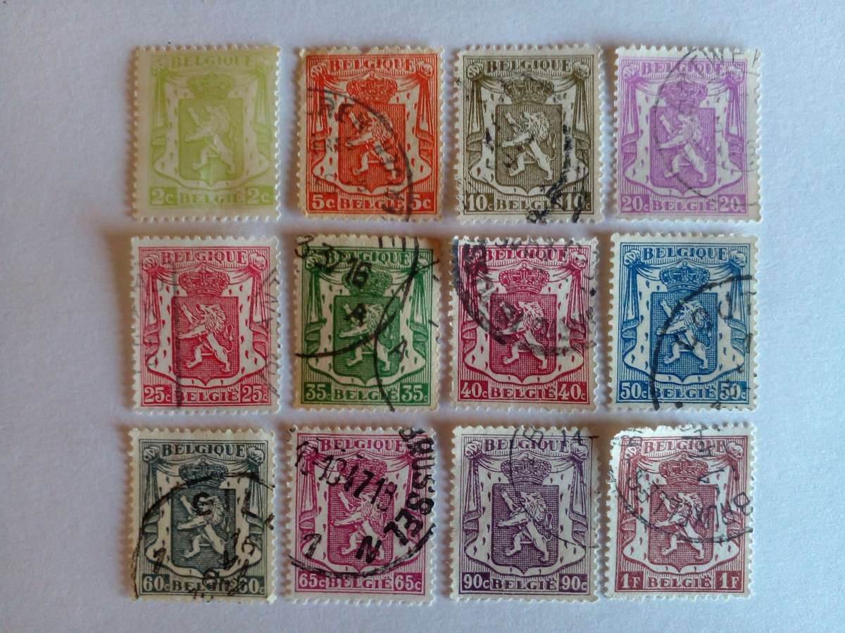 Belgium 1936 Lion Series