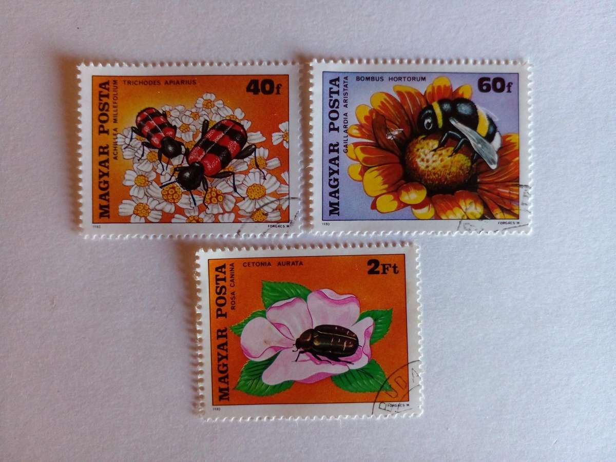 Hungary 1980 Pollenating Insects