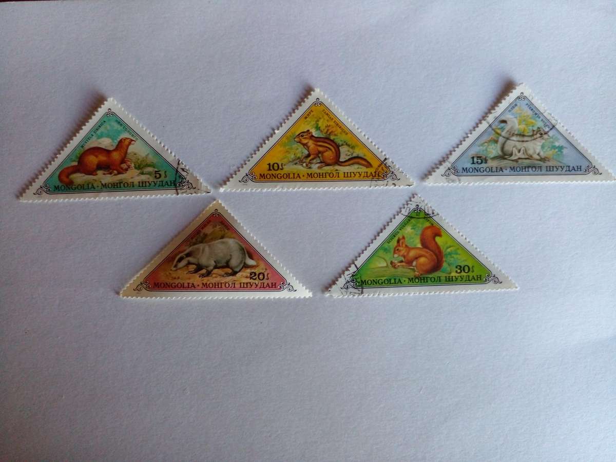 Mongolia 1973 Small Fur Animals