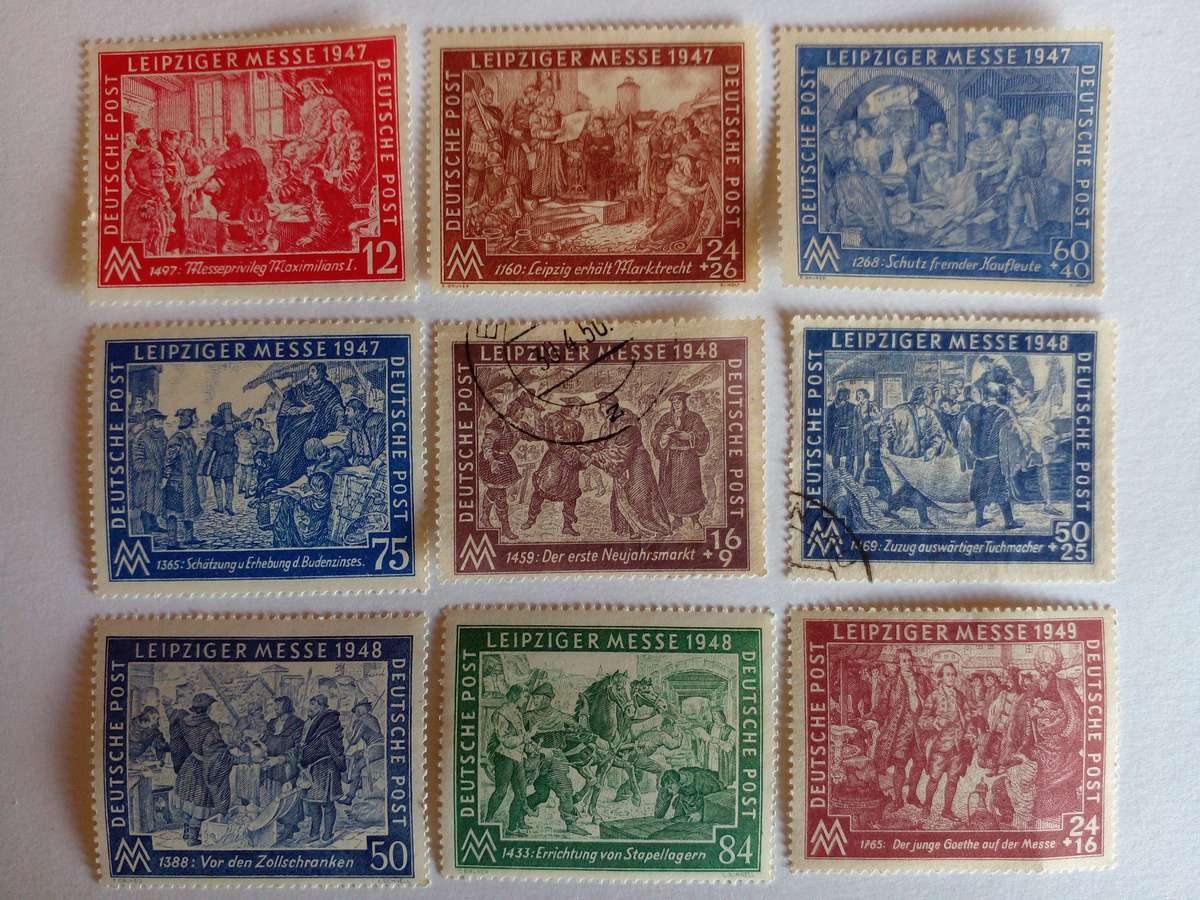 Germany (Deutsche Post) 1947-49 Leipzig Fair