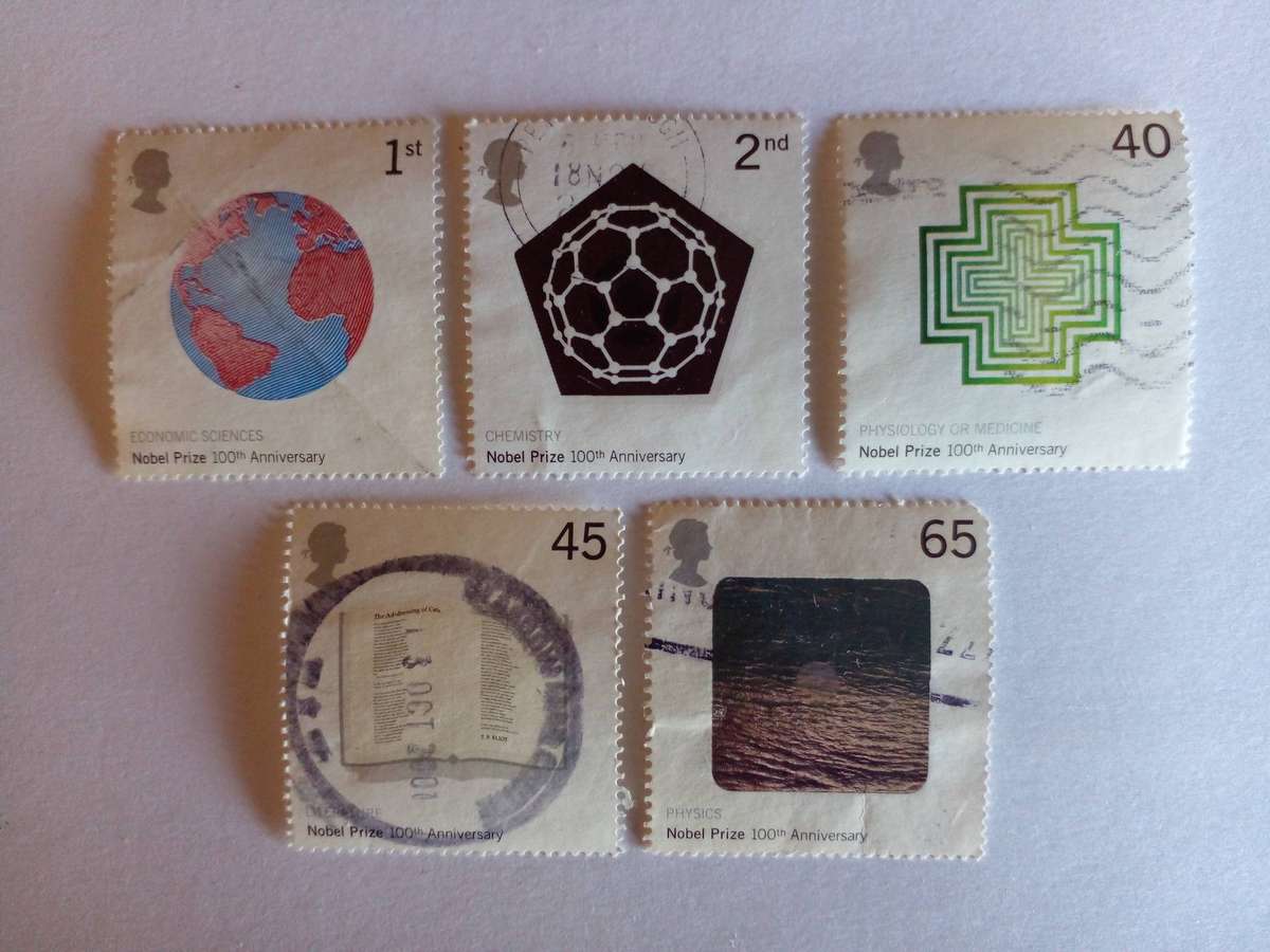 GB 2001 Nobel Prize Centenary