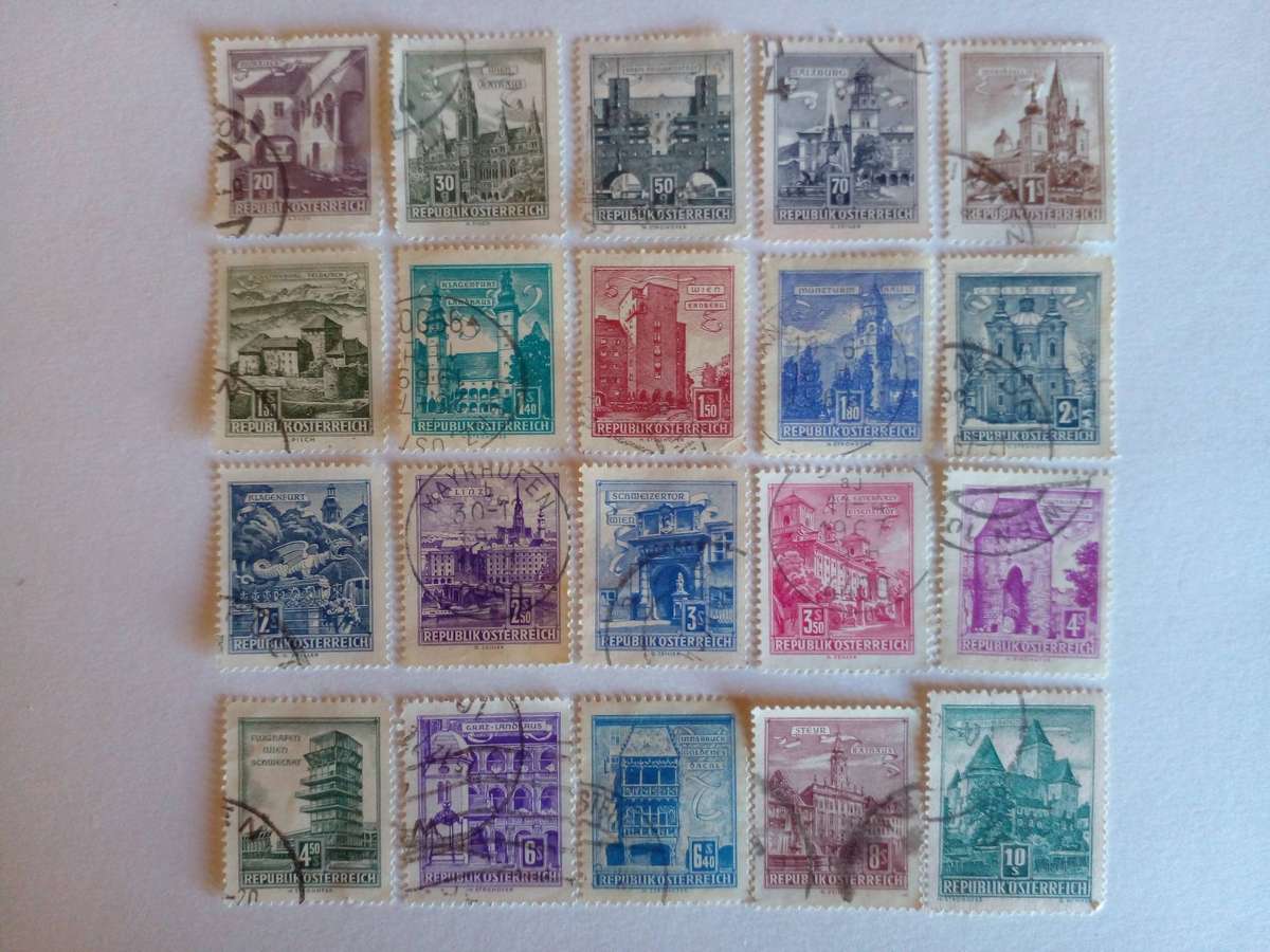 Austria 1960 Architectural Monuments