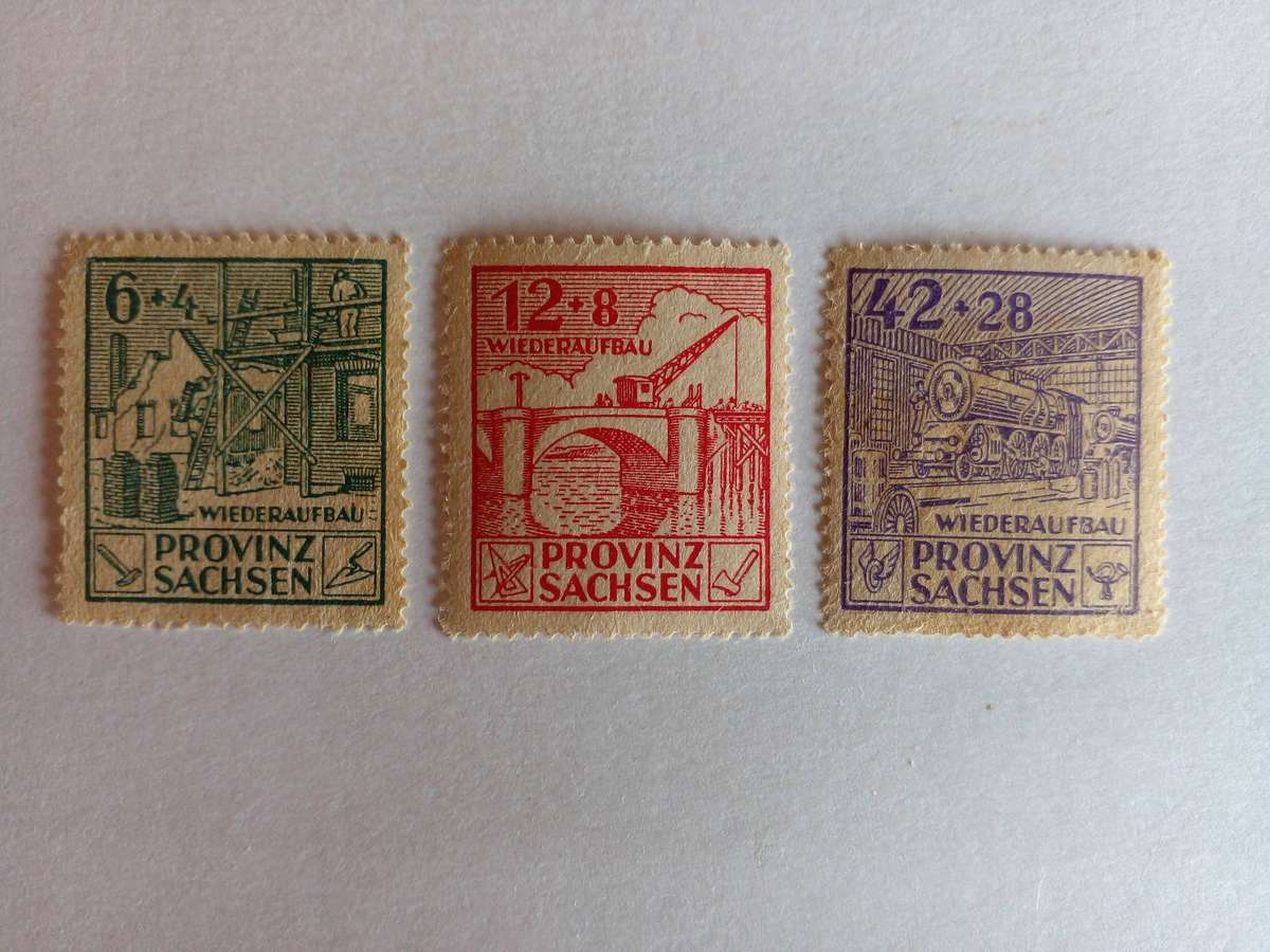 Germany (Saxony Province) 1945 Reconstruction