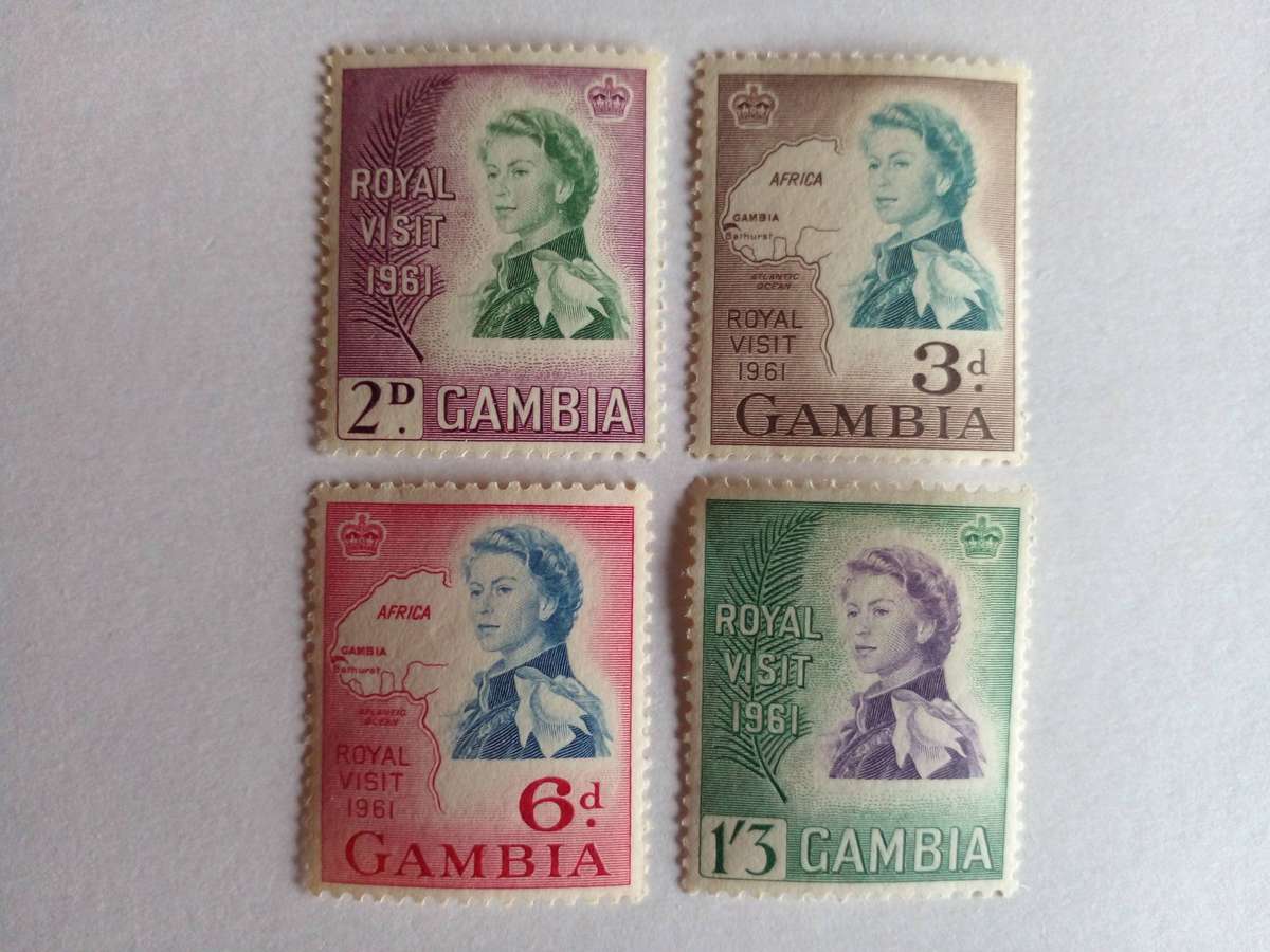 Gambia 1961 Royal Visit