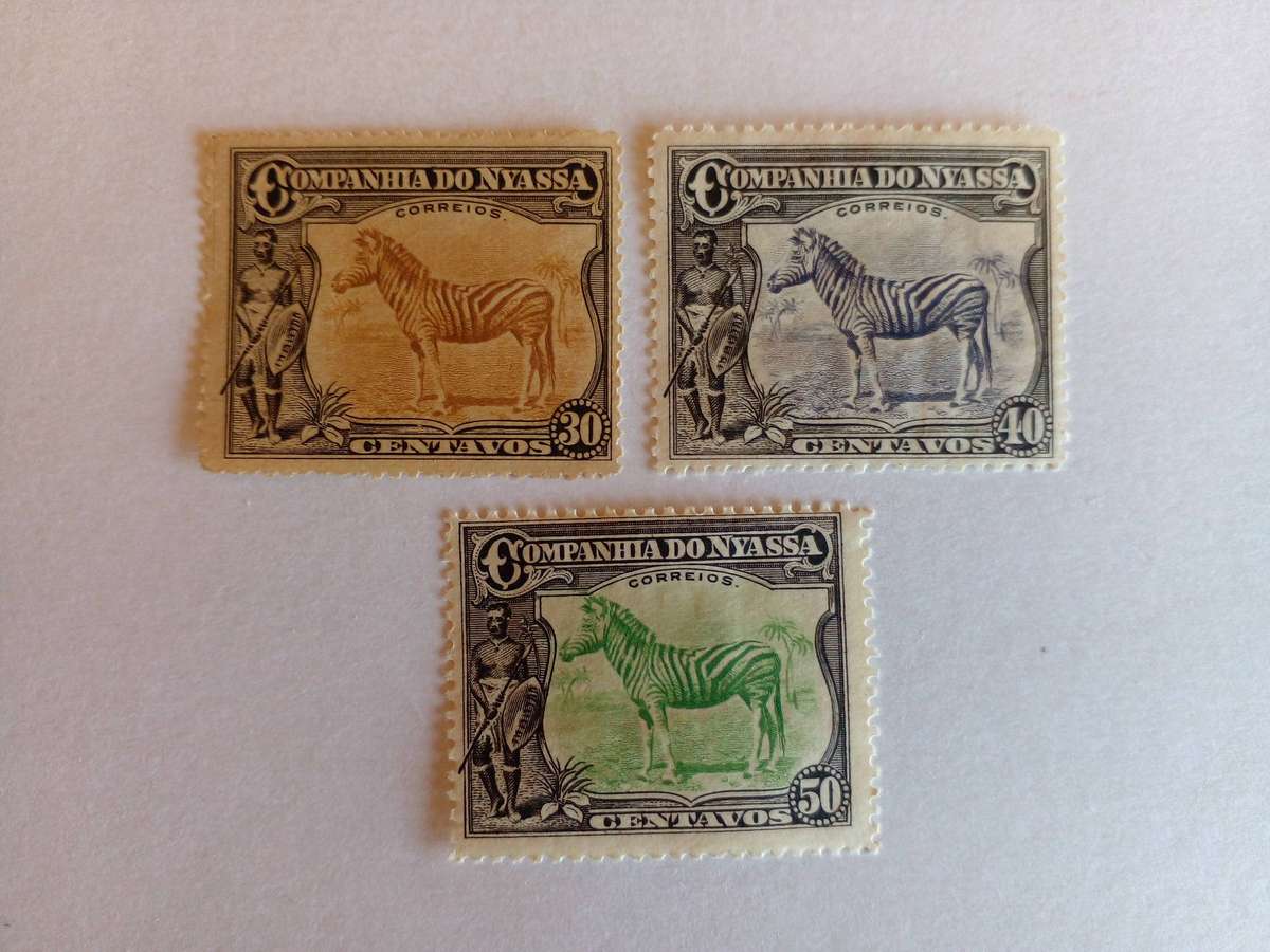 Nyassa Co 1921 Zebra