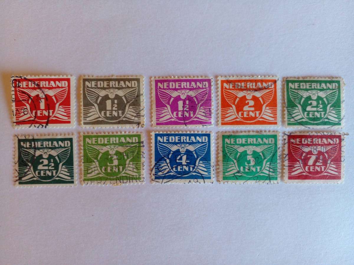 Netherlands 1924 Numerals