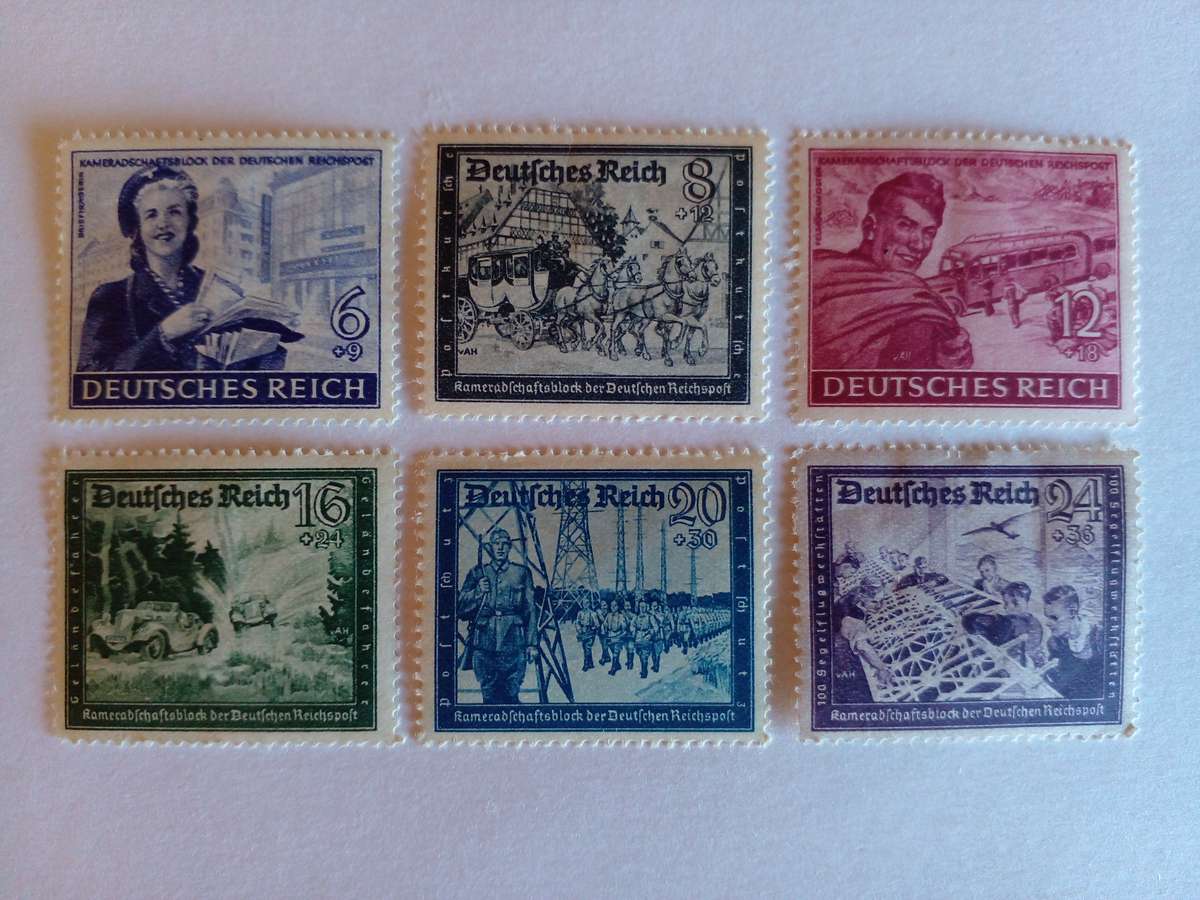 Germany (Deutsches Reich) 1944 Charity Stamps