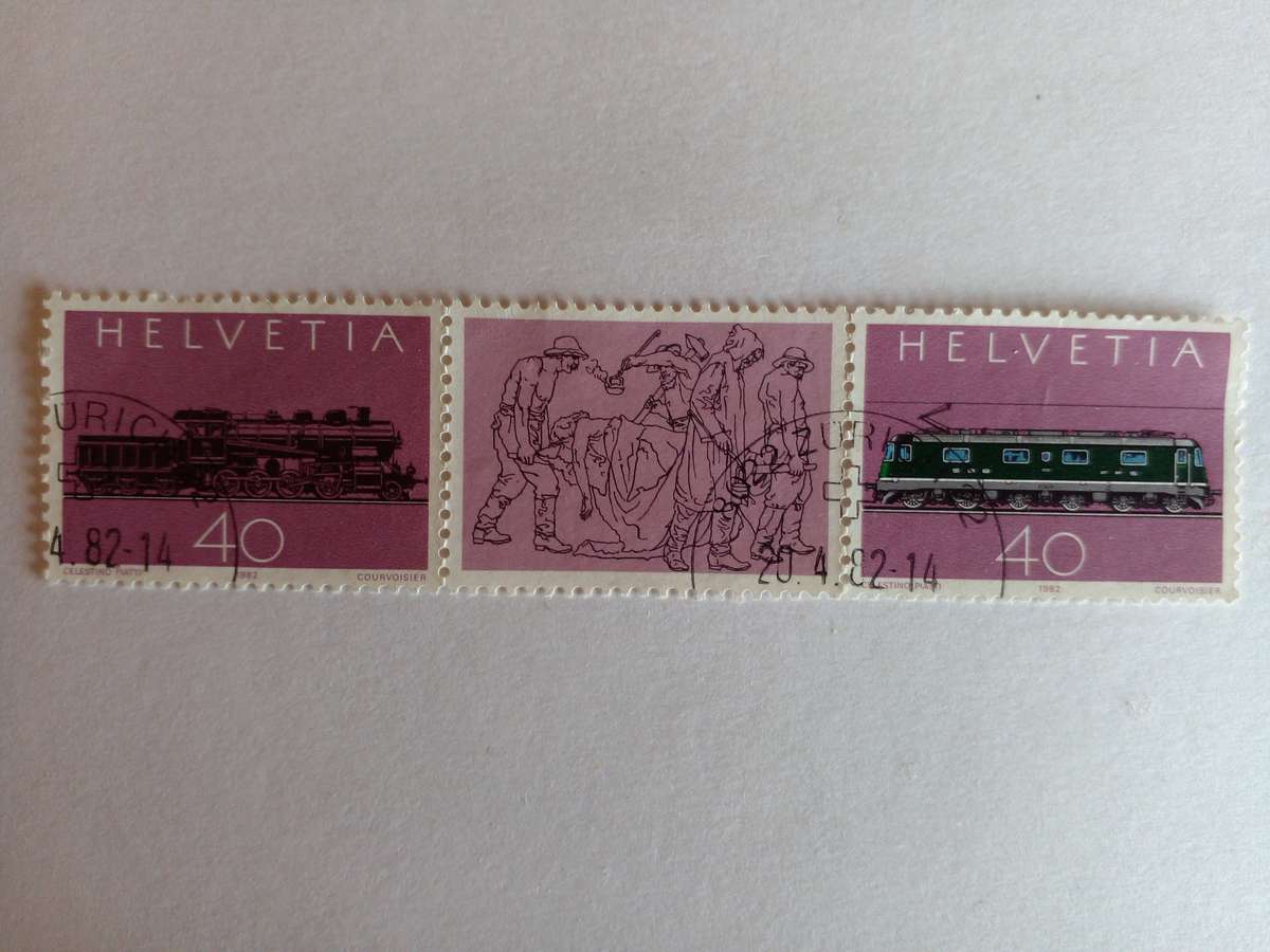 Switzerland 1982 100th Anniversary of St Gotthard Railways