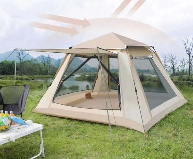 professional 4 person camping tant 2.7M X2.7M