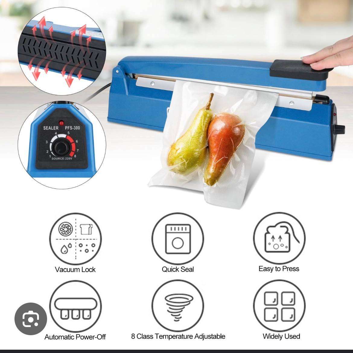 Plastic heat sealer machine