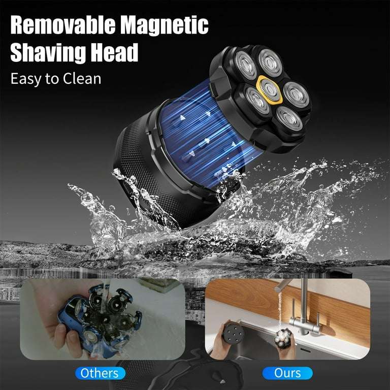 PROFESSIONAL WIRELESS ELECTRIC HEAD SHAVER