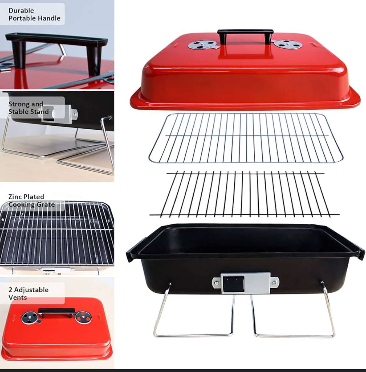 Portable Charcoal Camping BBQ Grill
