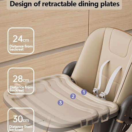 Luxury Transformable baby Feeding Highchair