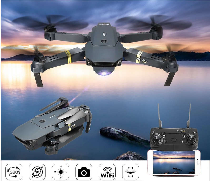 smart folding drone with dual camera (4k ultra HD)