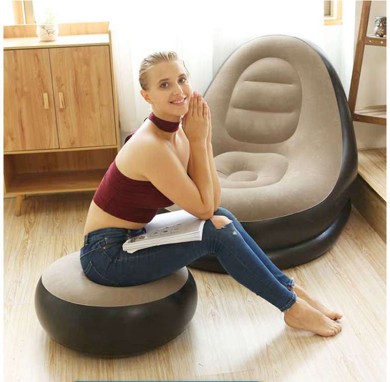 Relax flocking Leisure Lounge Inflatable Air Sofa