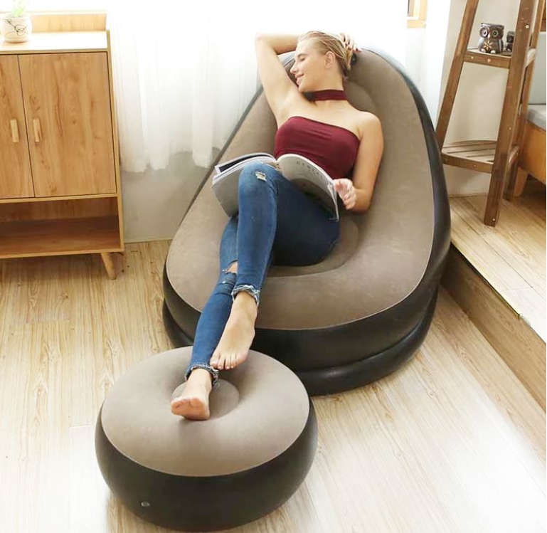Relax flocking Leisure Lounge Inflatable Air Sofa