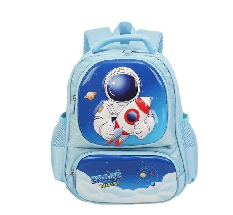 Awesome Preschool Double Shoulder Kids Back-Pack - Blue Space