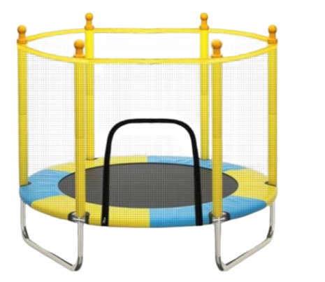 1.4m Kids Safety Trampoline With Protective Cover