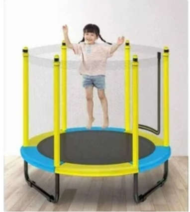1.4m Kids Safety Trampoline With Protective Cover