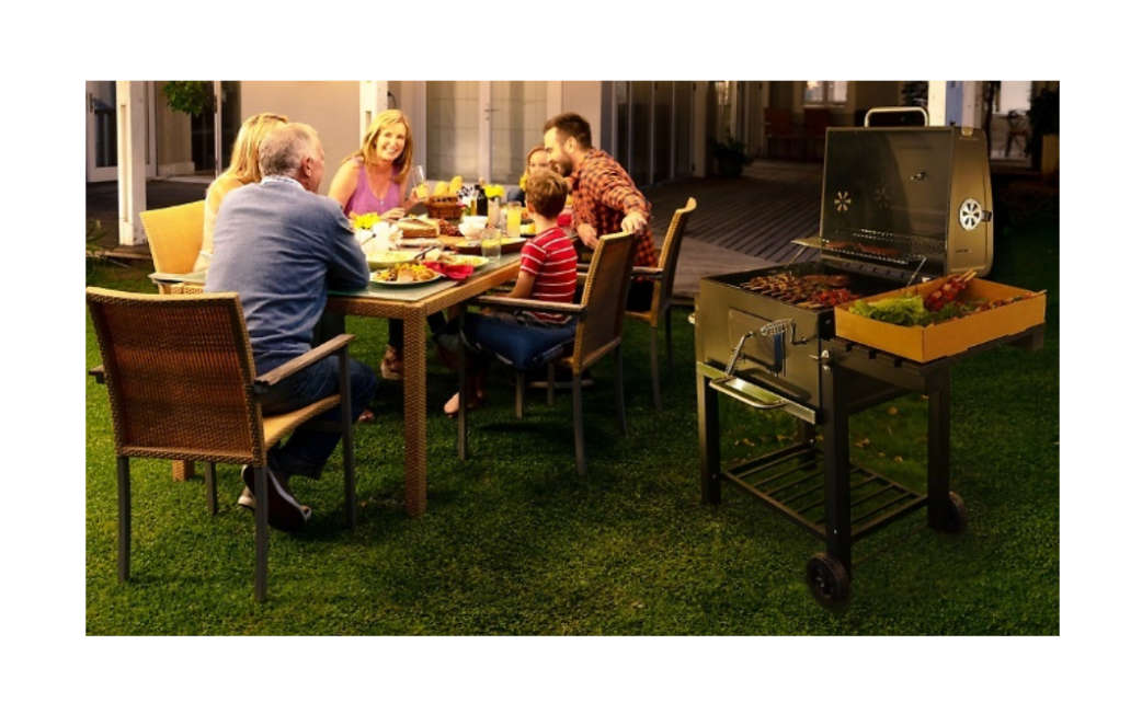 Heavy Duty BBQ Grill Braai Stand (62cm x 46cm x 106cm)