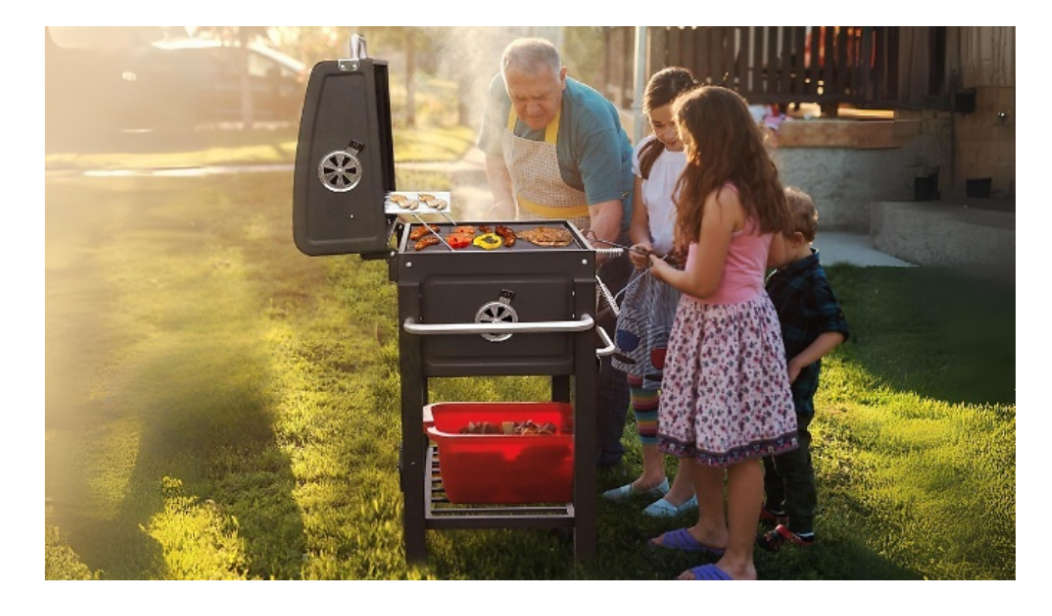 Heavy Duty BBQ Grill Braai Stand (62cm x 46cm x 106cm)