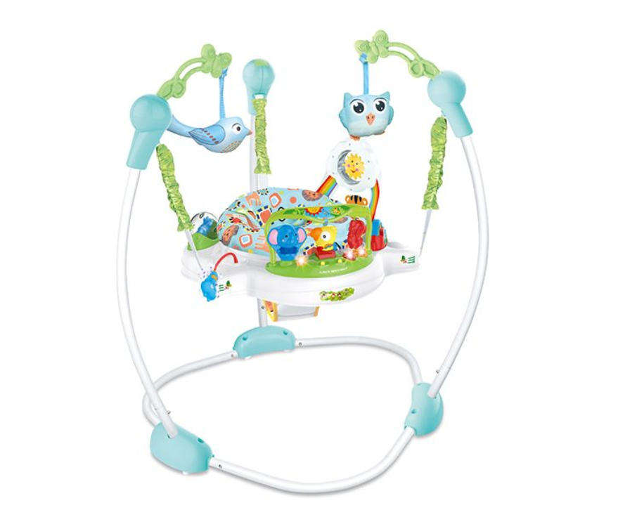 Baby Jumper with Sturdy Freestanding Steel Frame for Safe Jumping