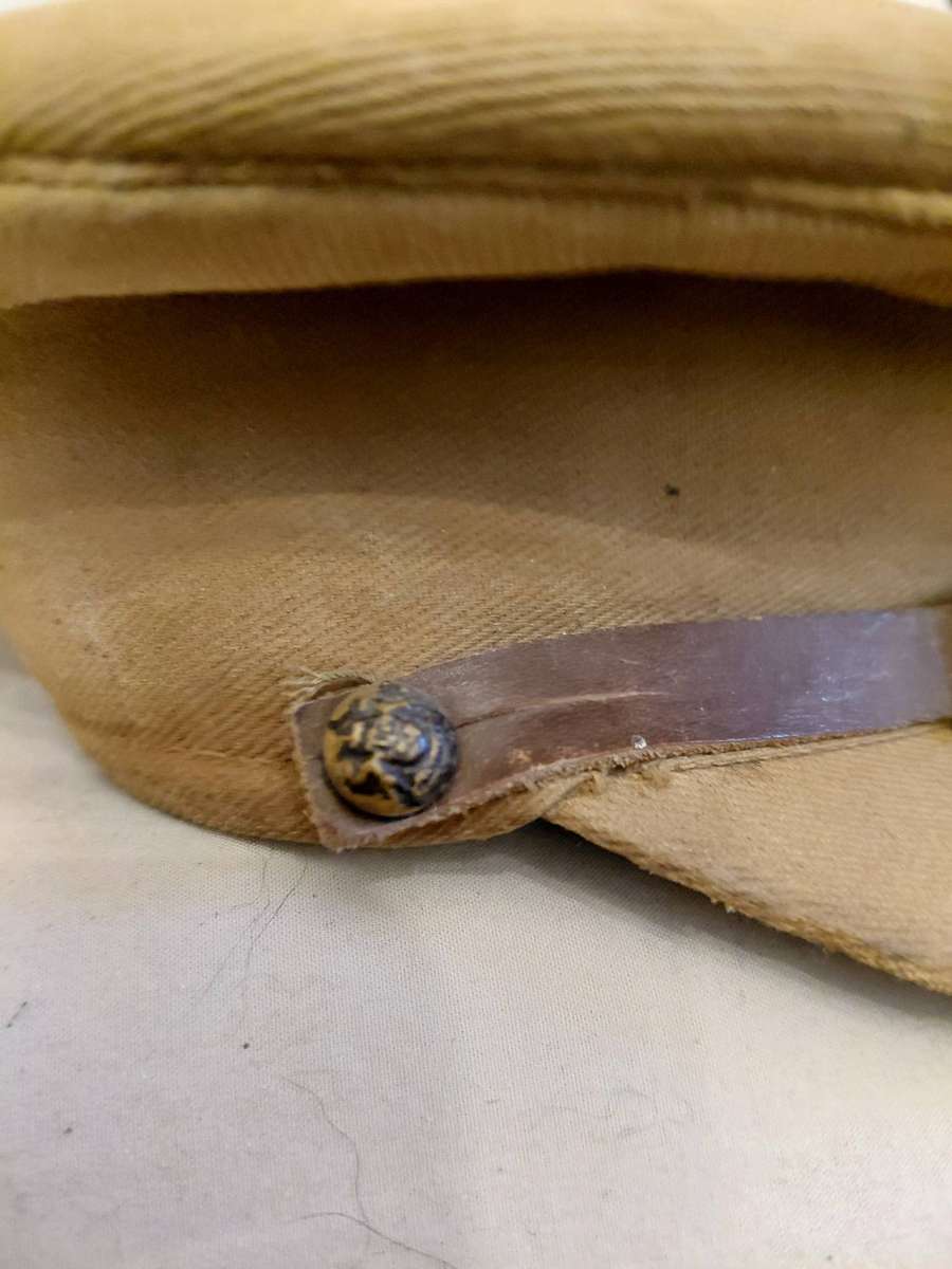 WWII 1945 South African Forces Visor Cap - Dugson JHB