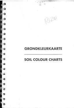 Grondkleurkaarte. Soil Colour Charts.  Manual.