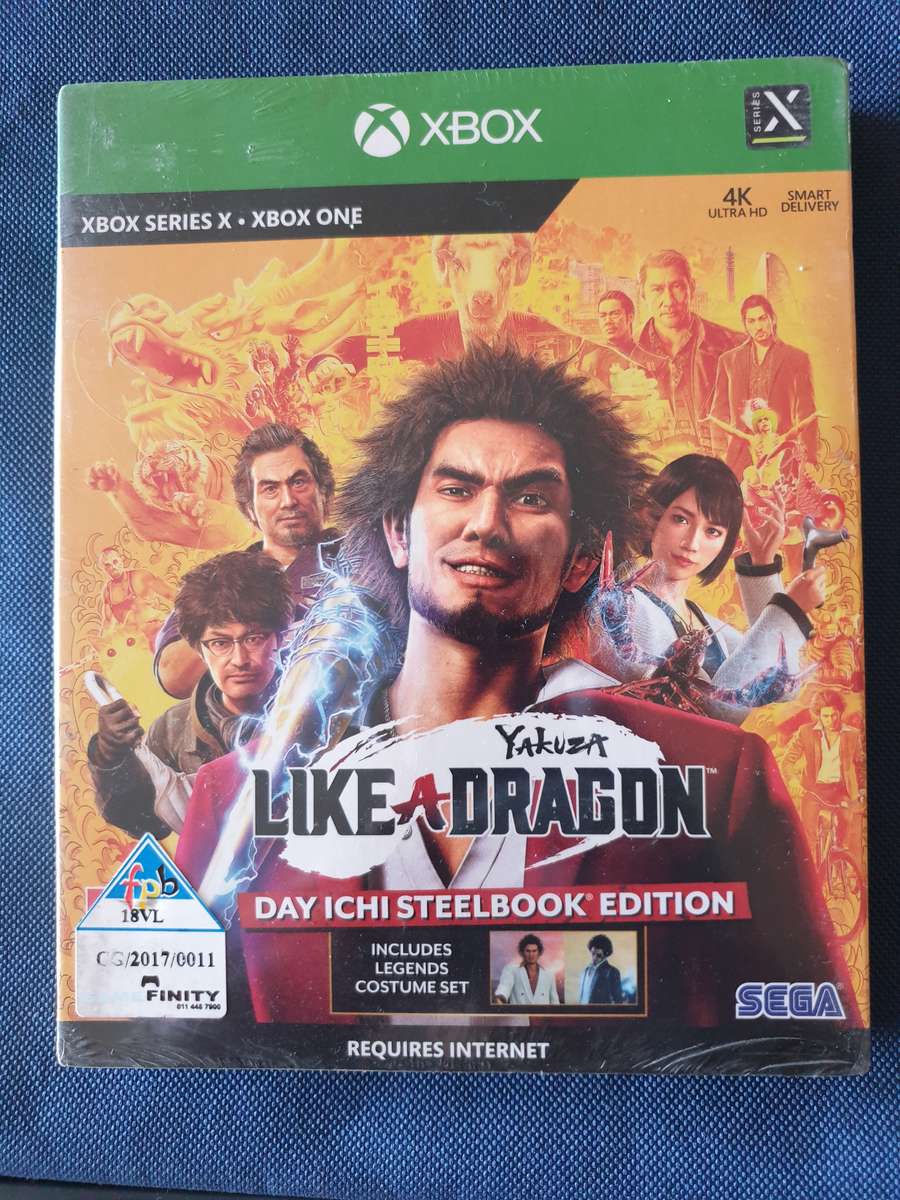 Xbox One Game - Yakuza Like a Dragon - Steel Book edition sealed