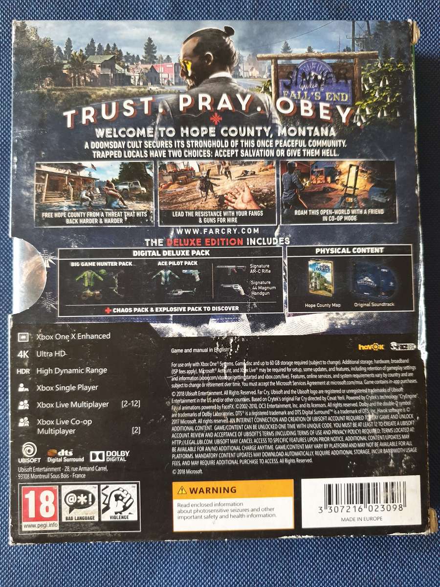 Xbox One Game - Far cry 5 - Delux edition