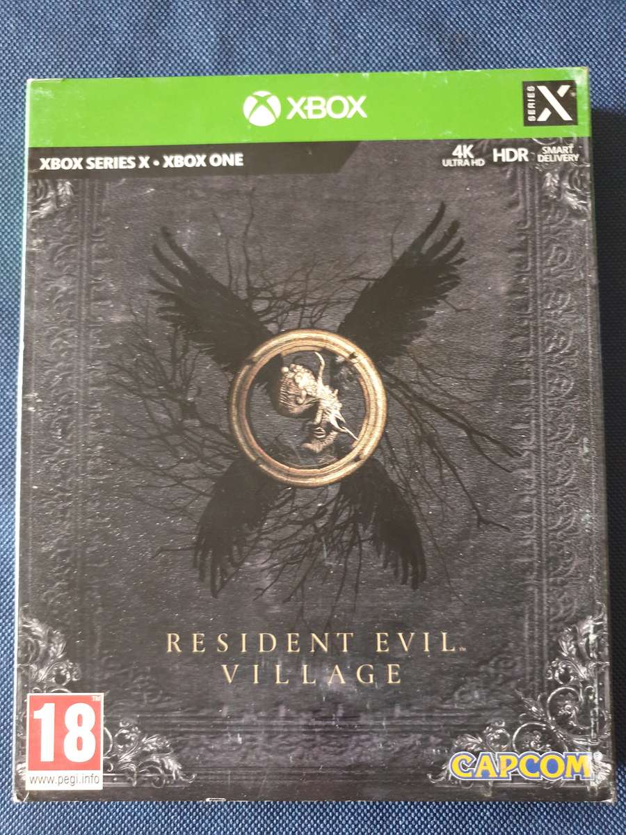 Xbox One Game - Resident Evil Village - Steel Box and cover