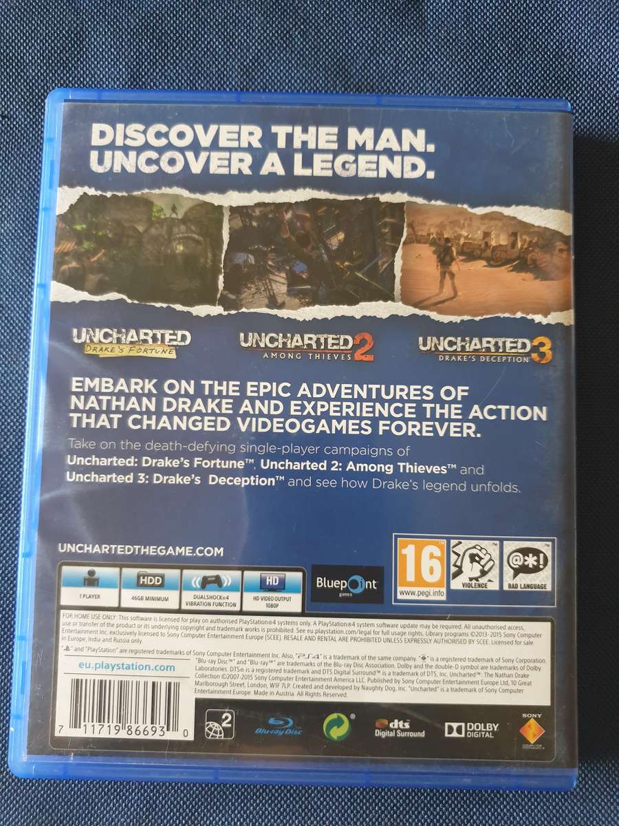 PS4 - Uncharted - The Nathan Drake Collection