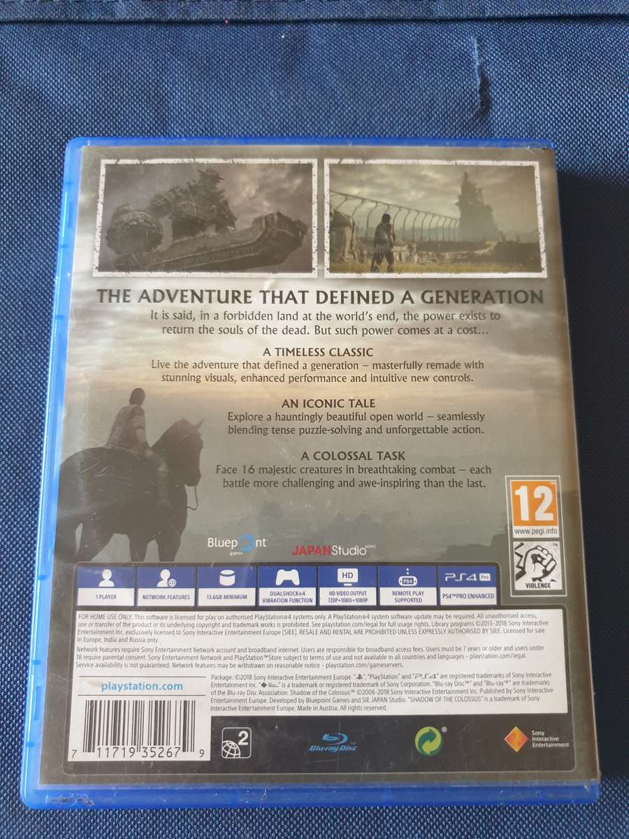 PS4 - Shadow of the Colossus