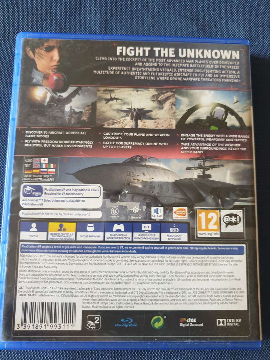 PS4 - Ace combat 7 - Skies unknown