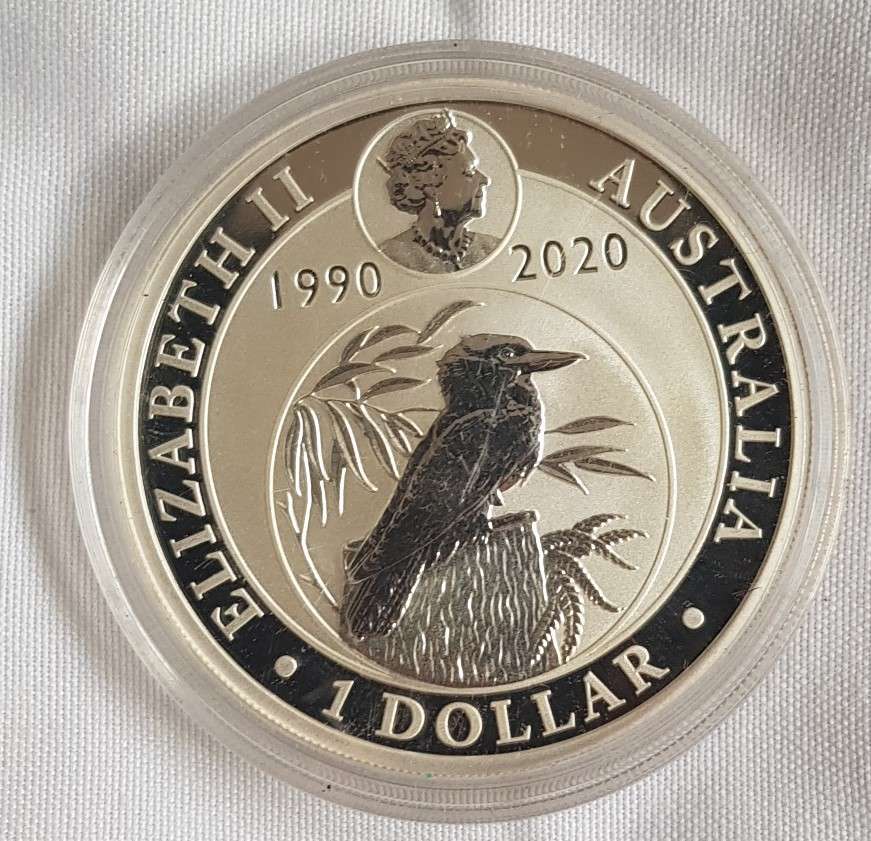 2020 Australian Kookabura 30th Anniversary 1oz .9999 fine silver coin