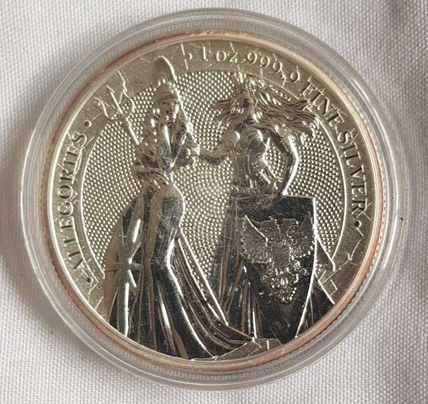 Allegories: Britannia & Germania 1 oz Silver