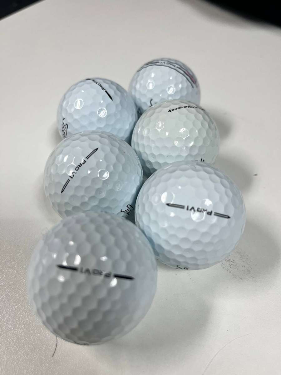 Used Titleist Pro v1 golf balls - 6 (A+ condition)