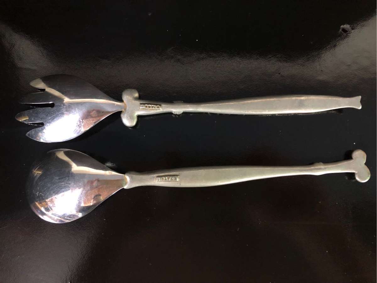 Carrol Boyes Set Salad Servers - Clearly Marked
