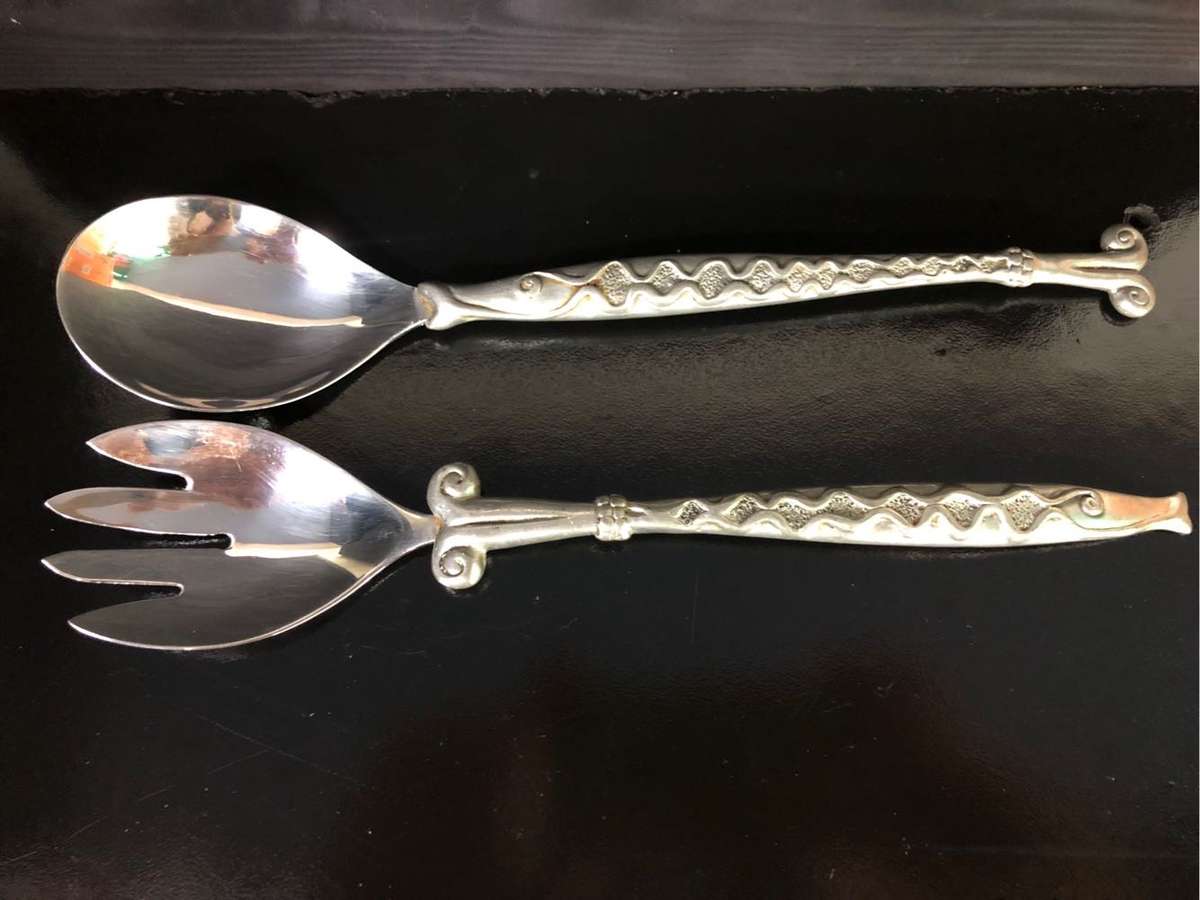 Carrol Boyes Set Salad Servers - Clearly Marked