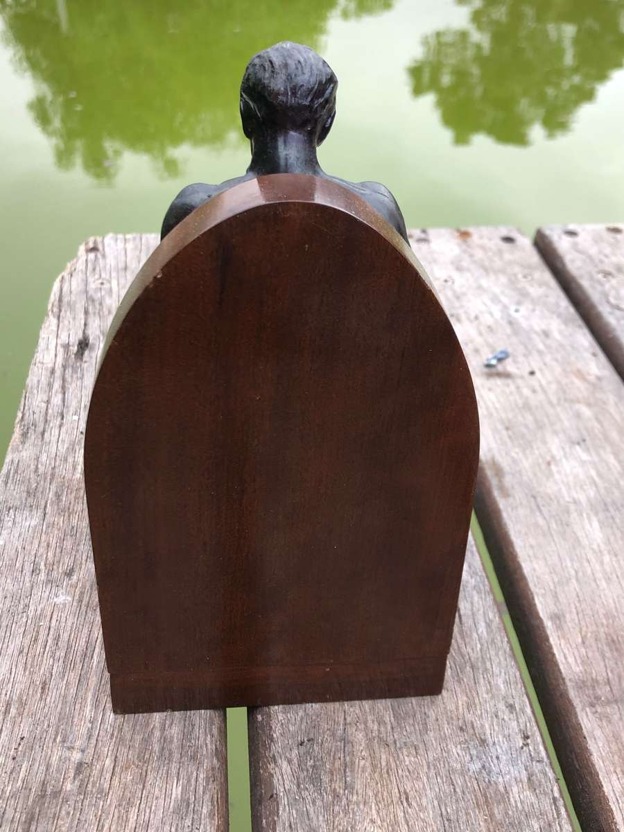 Fantastic pair of bronzed metal bookends