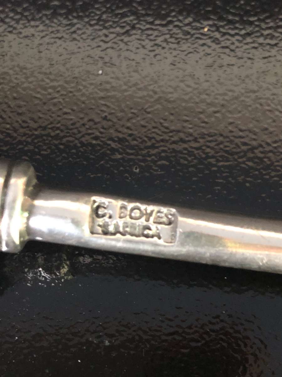 Carrol Boyes Classic Original Design Pewter Olive Spoon - Clearly Marked