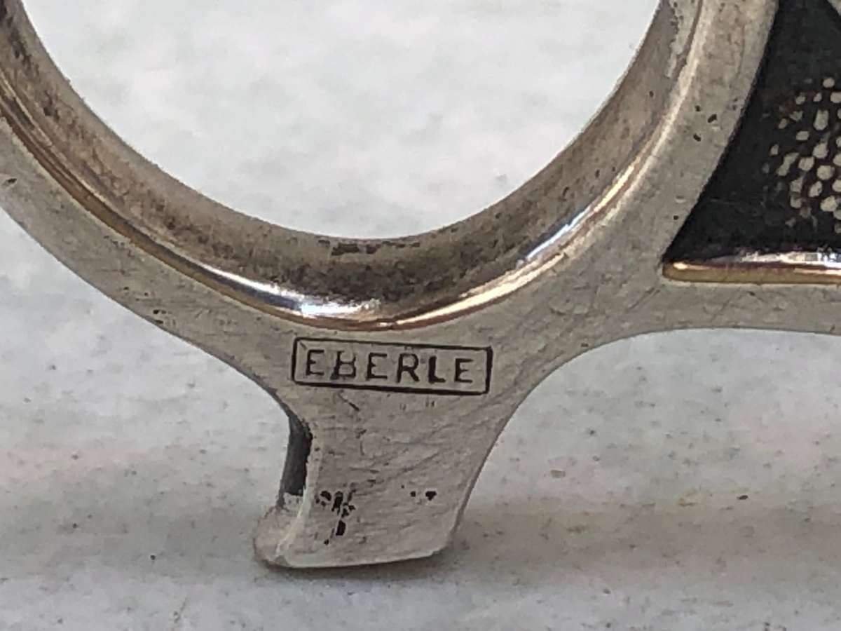 Stunning vintage Eberle (Brazil) spouted tea strainer circa 1940