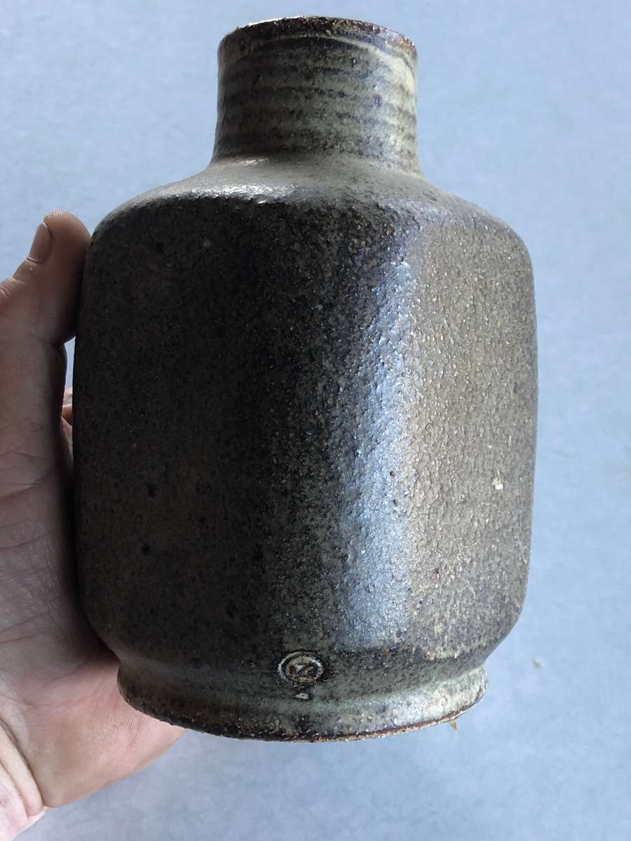 Maarten Zaalberg (South African) Mid Century Modern Studio Art Pottery Vase "Z" mark