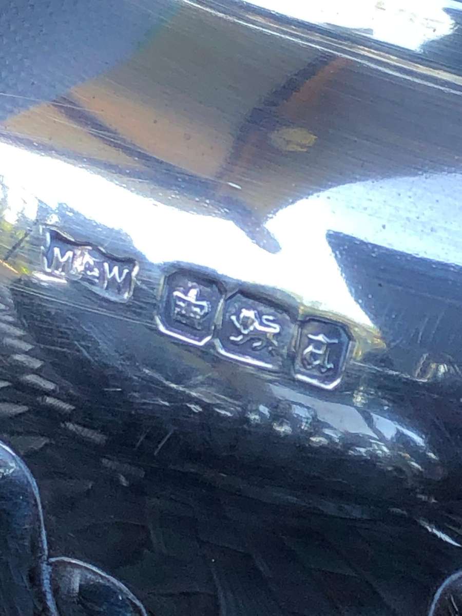 Sterling Silver Sheffield Hallmarked 3 Piece Tea Set